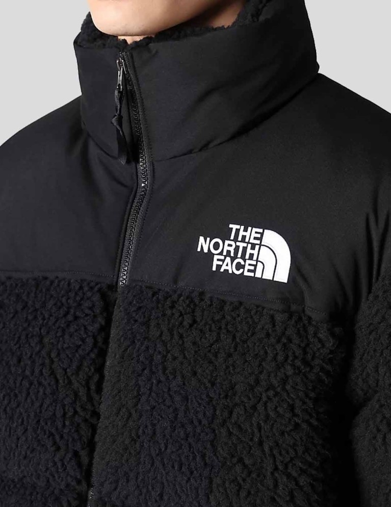 Caçadora THE NORTH FACE 1996 retro nuptse high pile jacket tnf black
